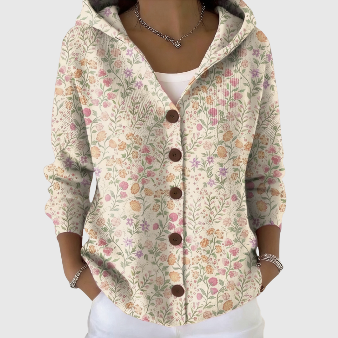 Kapuzen-Strickcardigan